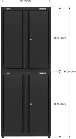 Sealey Rapid-Fit Dual Stacking Cabinets -Auto Parts Store 757414d