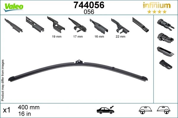 Valeo Infinium Single Wiper Blade 056 7 Valeo Infinium Single Wiper Blade 056 - Image 5