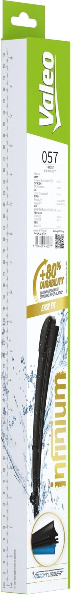 Valeo Infinium Single Wiper Blade 057 9 Valeo Infinium Single Wiper Blade 057 -Auto Parts Store 768118b scaled