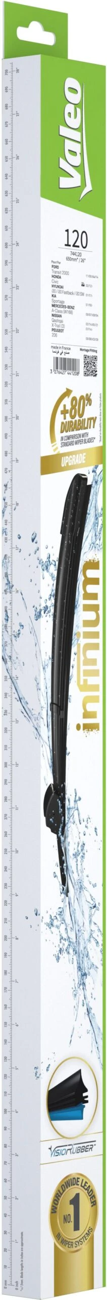 Valeo Infinium Single Wiper Blade 120 5 Valeo Infinium Single Wiper Blade 120 - Image 3