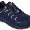 Skechers Malad II Mens Safety Trainers - Navy/Tan -Auto Parts Store 770318