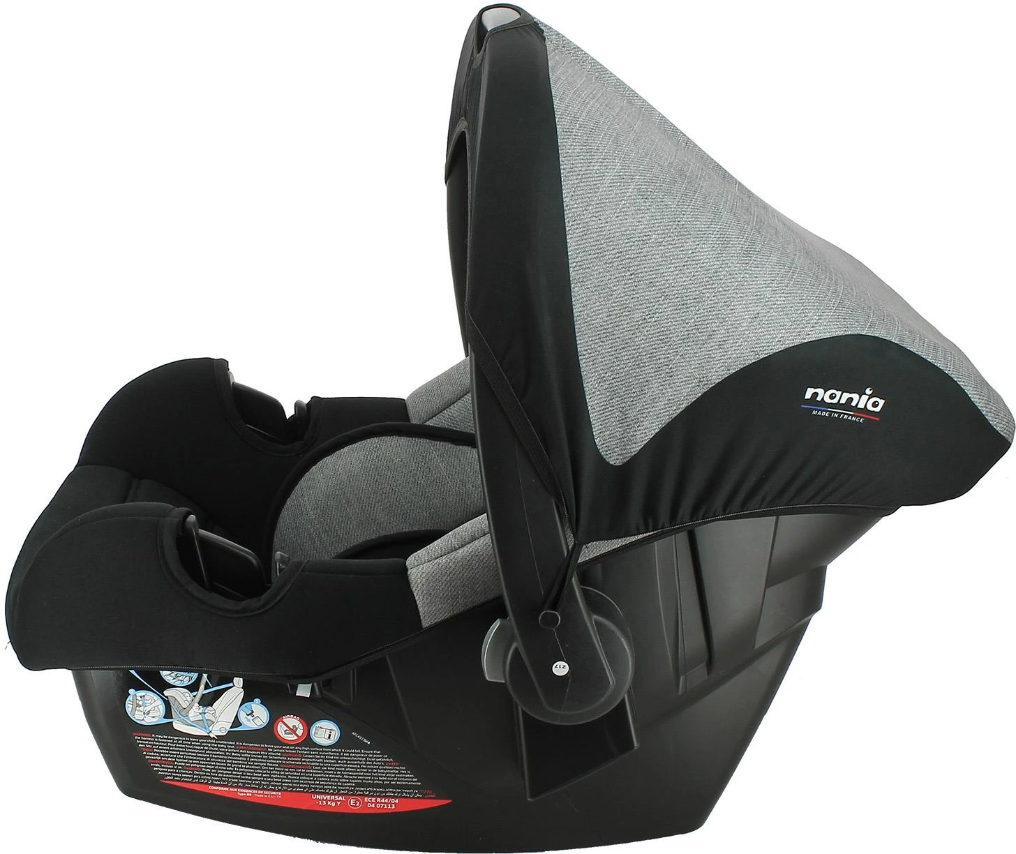 Nania Beone Infant Carrier - Denim Grey 5 Nania Beone Infant Carrier - Denim Grey - Image 3