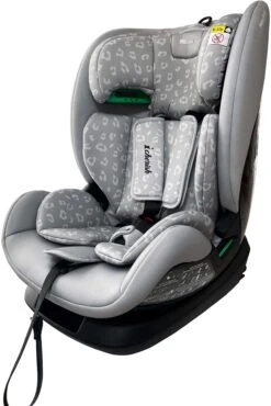 My Babiie Group 1/2/3 Dani Dyer Grey Leopard ISize Isofix Car Seat -Auto Parts Store 795038b