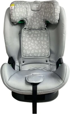 My Babiie Group 1/2/3 Dani Dyer Grey Leopard ISize Isofix Car Seat -Auto Parts Store 795038g