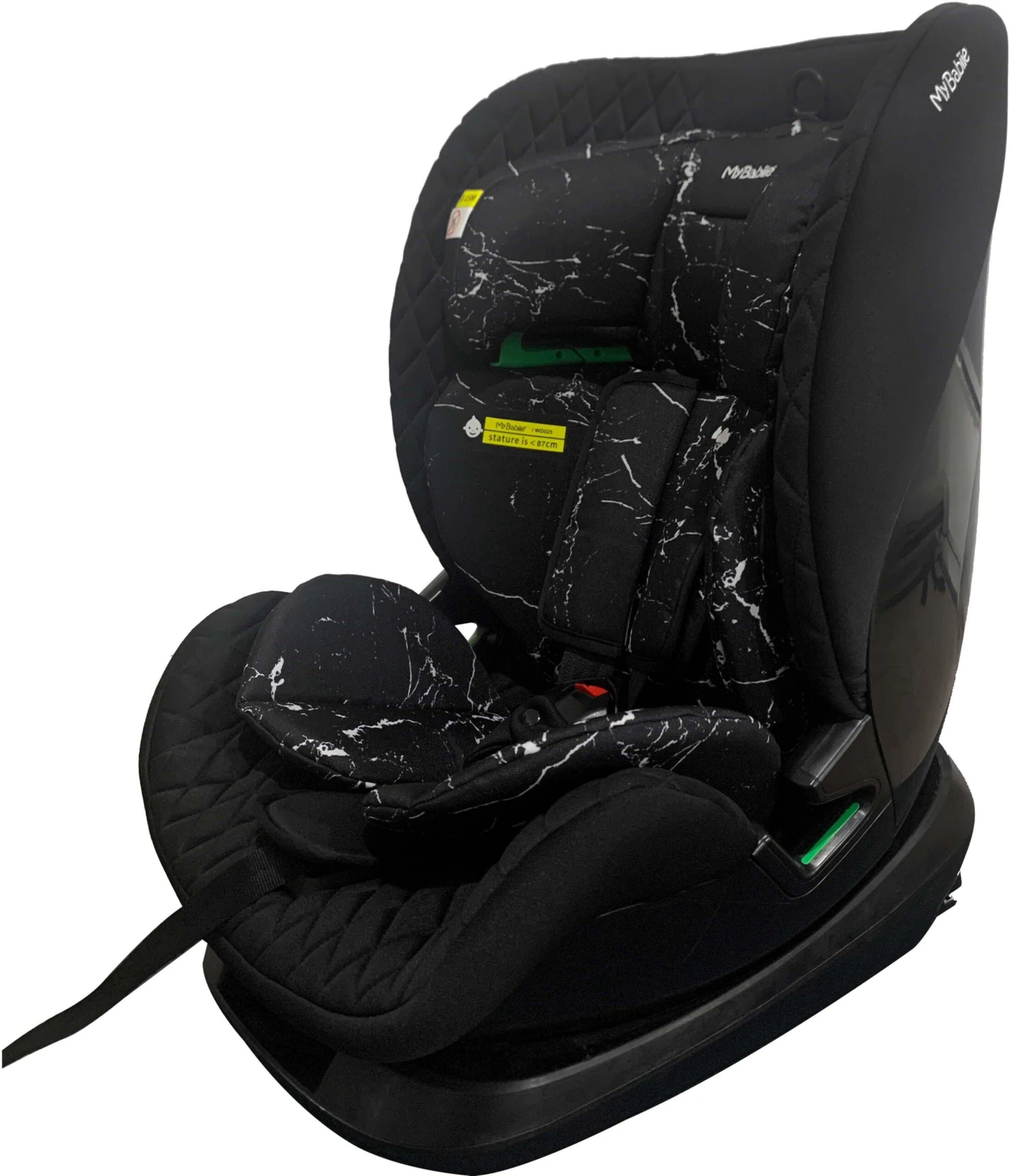 My Babiie Group 1/2/3 Samantha Faiers Marble Black ISize Isofix Car Seat 7 My Babiie Group 1/2/3 Samantha Faiers Marble Black ISize Isofix Car Seat - Image 5