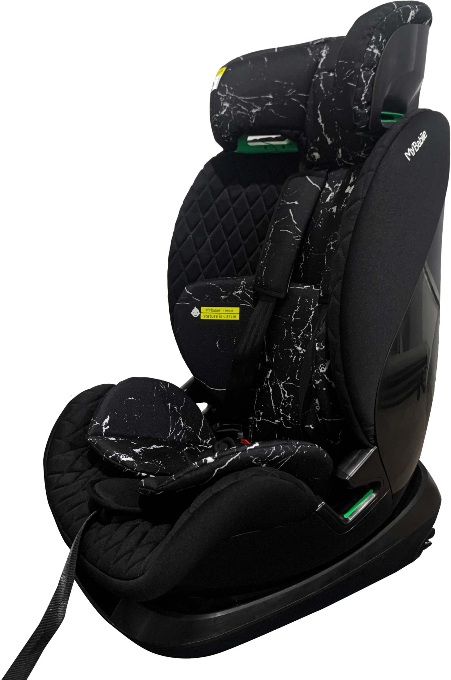 My Babiie Group 1/2/3 Samantha Faiers Marble Black ISize Isofix Car Seat 8 My Babiie Group 1/2/3 Samantha Faiers Marble Black ISize Isofix Car Seat - Image 6