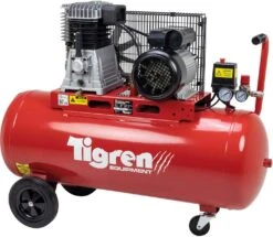 Tigren 100ltr 3hp Belt-Driven Compressor