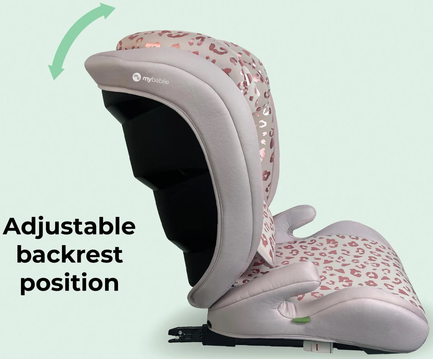 My Babiie 2/3 Katie Piper Blush Leopard ISize Isofix Car Seat 4 My Babiie 2/3 Katie Piper Blush Leopard ISize Isofix Car Seat - Image 2