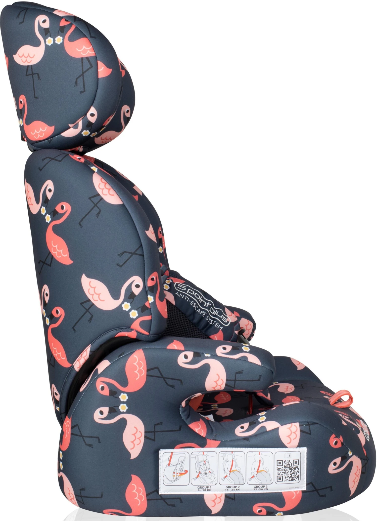 Cosatto Zoomi Group 1/2/3 Car Seat Pretty Flamingo 6 Cosatto Zoomi Group 1/2/3 Car Seat Pretty Flamingo - Image 4