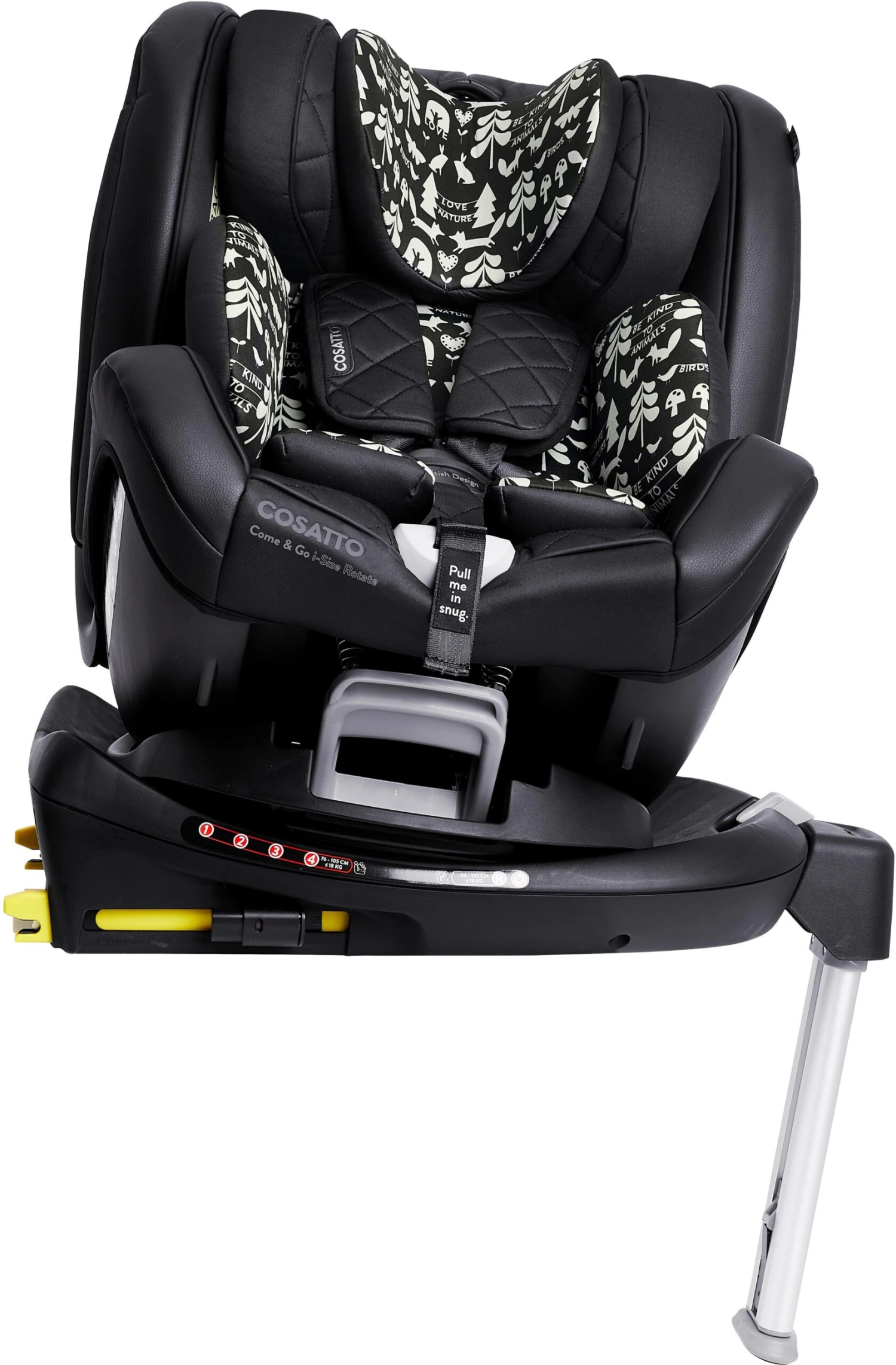 Cosatto Come And Go I-size Rotate Group 0+/1 Car Seat - Silhouette 3 Cosatto Come And Go I-size Rotate Group 0+/1 Car Seat - Silhouette
