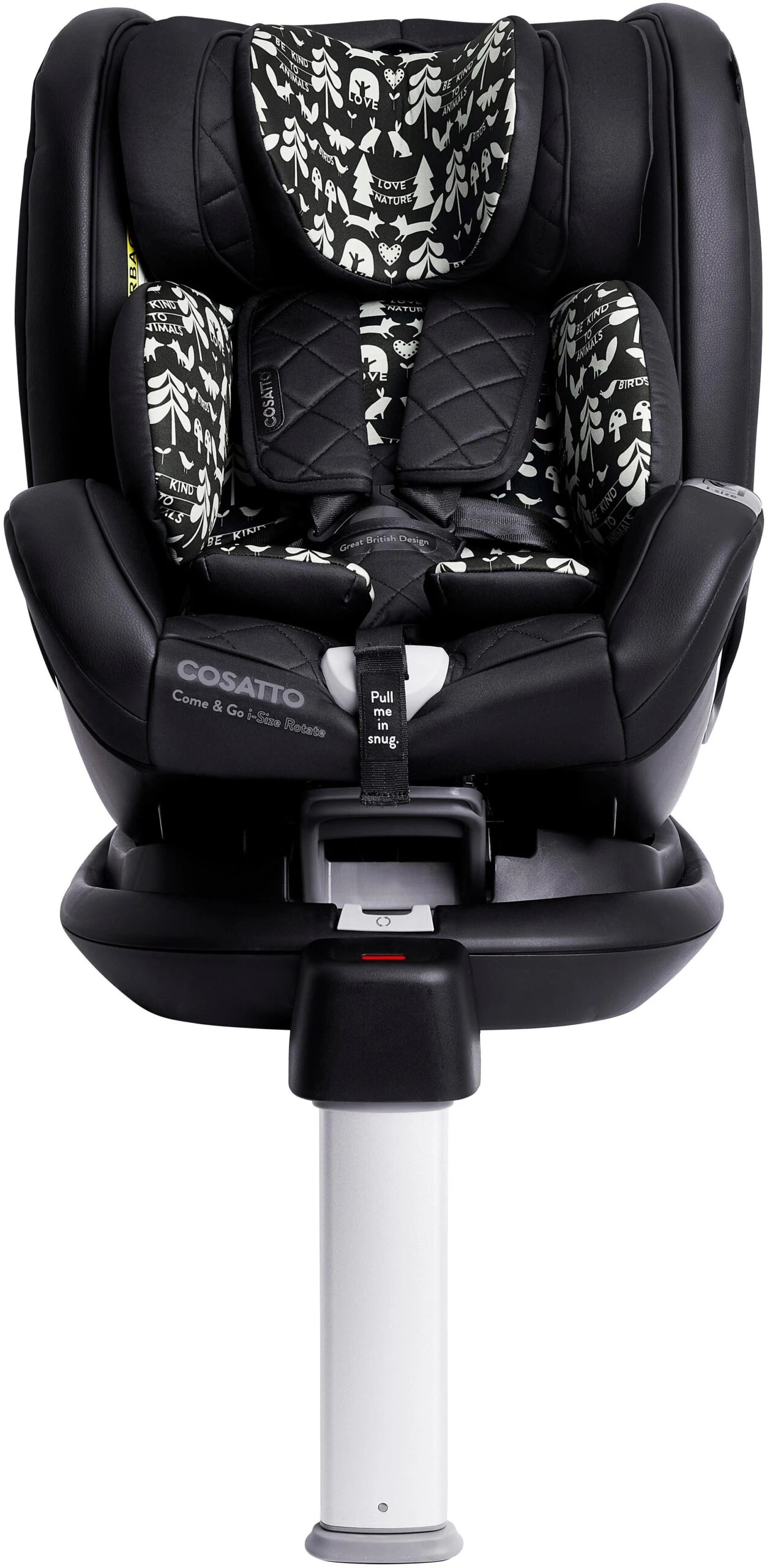 Cosatto Come And Go I-size Rotate Group 0+/1 Car Seat - Silhouette 10 Cosatto Come And Go I-size Rotate Group 0+/1 Car Seat - Silhouette - Image 8