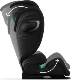Cybex Solution G Group 2/3 Car Seat - Moon Black -Auto Parts Store 797390e