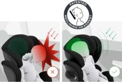 Cybex Solution G Group 2/3 Car Seat - Moon Black -Auto Parts Store 797390g