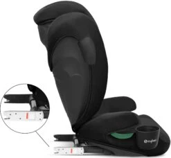 Cybex Solution B I-fix Group 2/3 Car Seat - Volcano Black (Halfords Exclusive) -Auto Parts Store 797414g