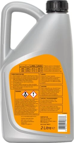 Halfords OAT Antifreeze Concentrate 2 Litres 5 Halfords OAT Antifreeze Concentrate 2 Litres -Auto Parts Store 798777a