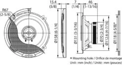 Kenwood KFC-PS1396 Coaxial Speakers -Auto Parts Store 805894a