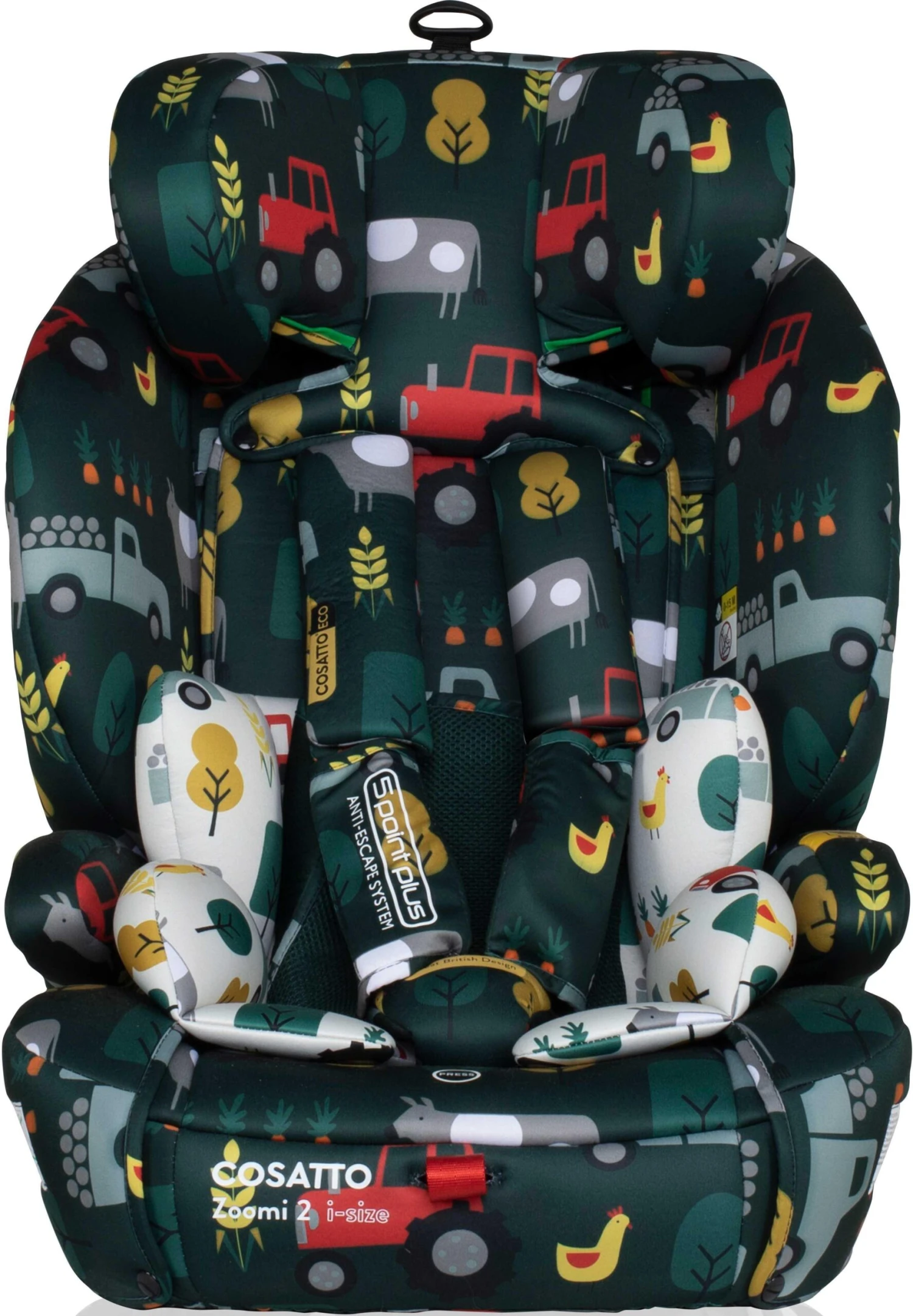 Cosatto Zoomi 2 I-size Group 1/2/3 Car Seat Old MacDonald 3 Cosatto Zoomi 2 I-size Group 1/2/3 Car Seat Old MacDonald