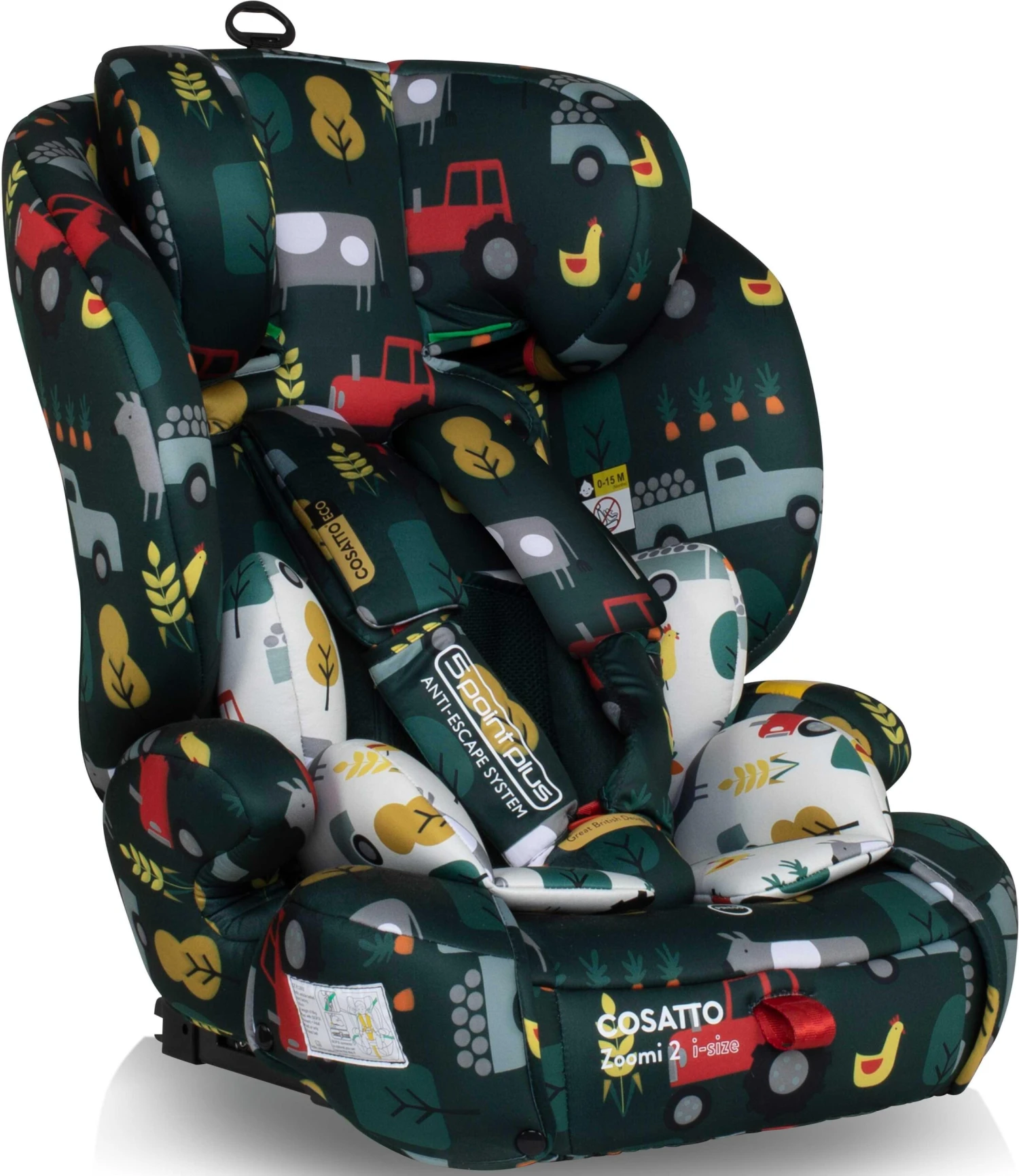 Cosatto Zoomi 2 I-size Group 1/2/3 Car Seat Old MacDonald 4 Cosatto Zoomi 2 I-size Group 1/2/3 Car Seat Old MacDonald - Image 2