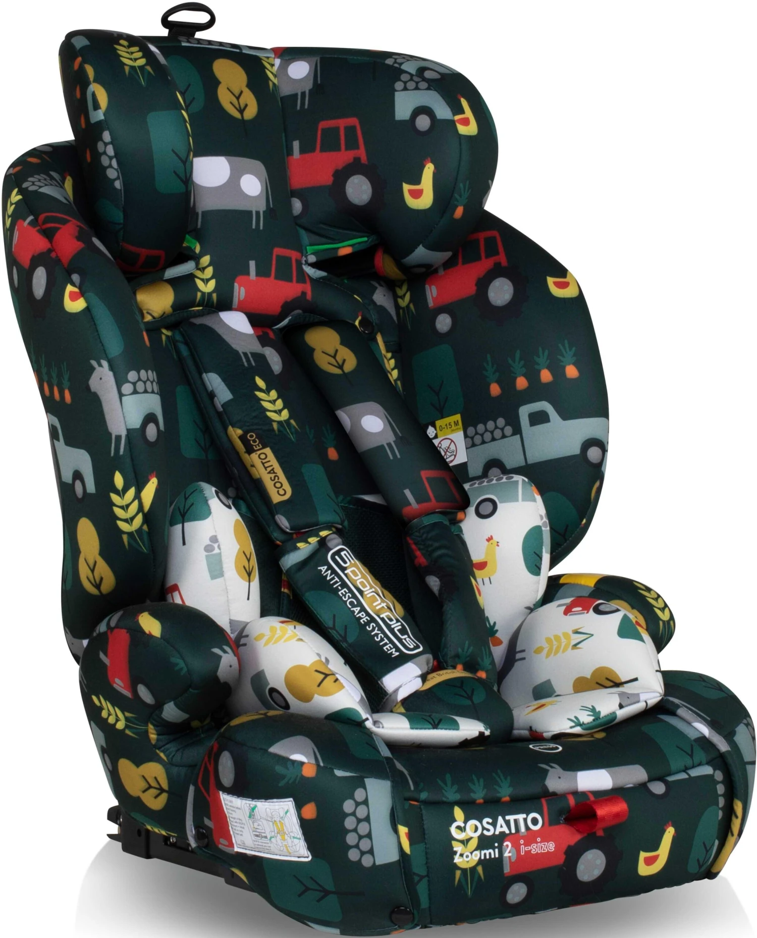 Cosatto Zoomi 2 I-size Group 1/2/3 Car Seat Old MacDonald 5 Cosatto Zoomi 2 I-size Group 1/2/3 Car Seat Old MacDonald - Image 3