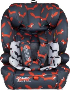 Cosatto Zoomi 2 I-size Group 1/2/3 Car Seat - Charcoal Mister Fox