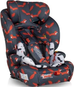 Cosatto Zoomi 2 I-size Group 1/2/3 Car Seat - Charcoal Mister Fox -Auto Parts Store 806318c