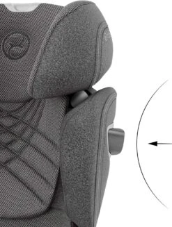 Cybex Solution T I-Fix Group 2/3 Car Seat - Grey PLUS -Auto Parts Store 812702f