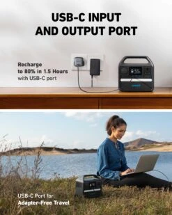 Anker 521 Portable Power Station (PowerHouse 256Wh) -Auto Parts Store 816982e