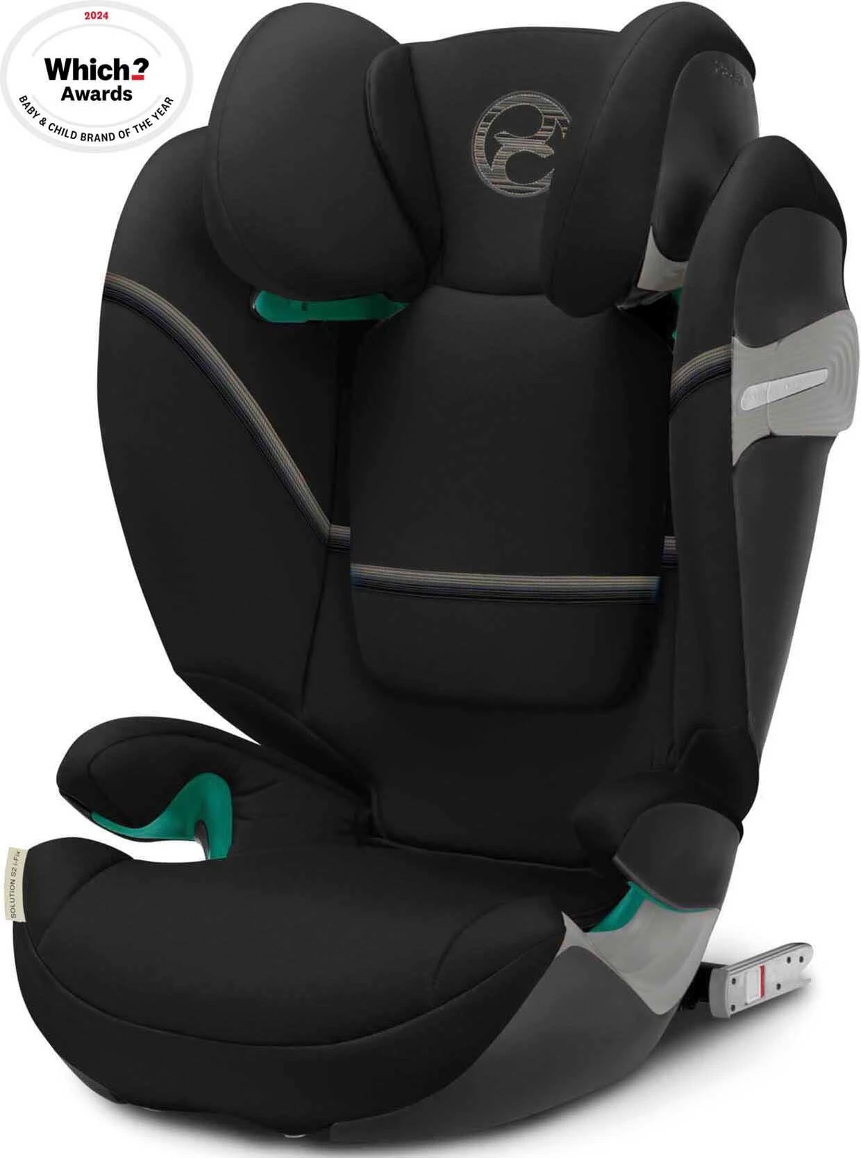 Cybex Solution S2 I-Fix Group 2/3 Car Seat - Moon Black 3 Cybex Solution S2 I-Fix Group 2/3 Car Seat - Moon Black