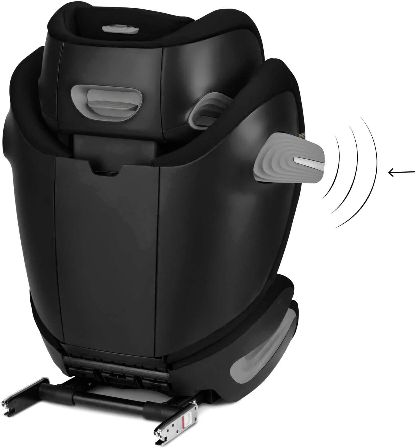 Cybex Solution S2 I-Fix Group 2/3 Car Seat - Moon Black 8 Cybex Solution S2 I-Fix Group 2/3 Car Seat - Moon Black - Image 6