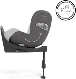 Cybex Sirona T I-Size 360° Rotating Car Seat - PLUS Mirage Grey -Auto Parts Store 823006e