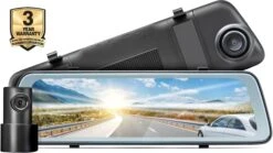 Road Angel Halo Vision 2K HD Front & Rear Dash Cam & LCD Mirror Screen 7 Road Angel Halo Vision 2K HD Front & Rear Dash Cam & LCD Mirror Screen -Auto Parts Store 823454b