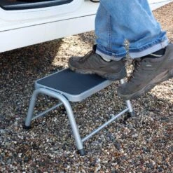 Leisurewize Single Steel Caravan Step -Auto Parts Store 826670a