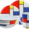 Leisurewize 16 Piece Melamine Set - De Stijl -Auto Parts Store 826910