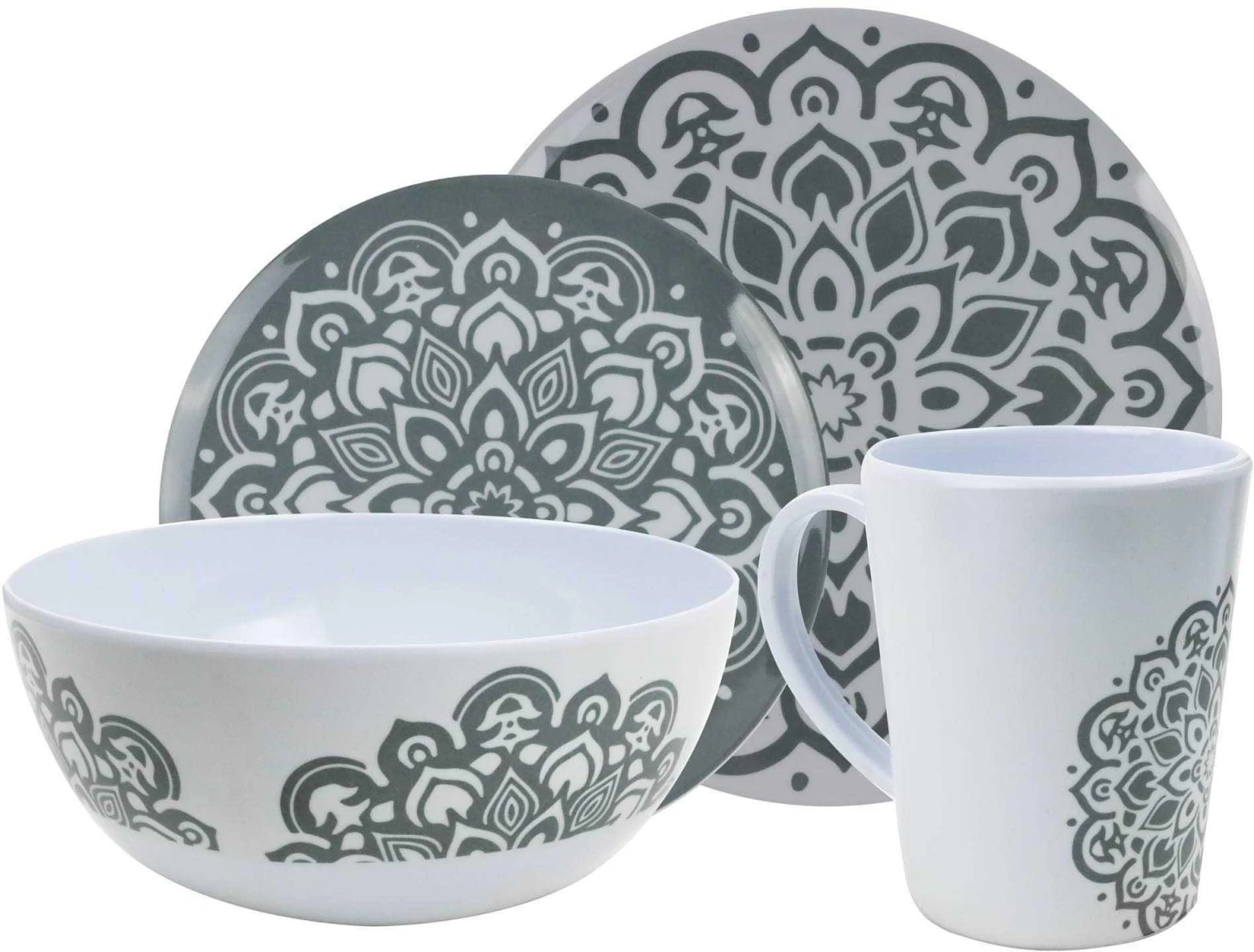 Leisurewize 16 Piece Melamine Set - Mandala 3 Leisurewize 16 Piece Melamine Set - Mandala