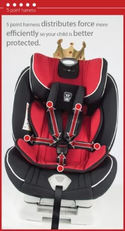 CozyNSafe Arthur Group ISOFIX 0+1/2/3 Child Car Seat - Graphite -Auto Parts Store 836038l