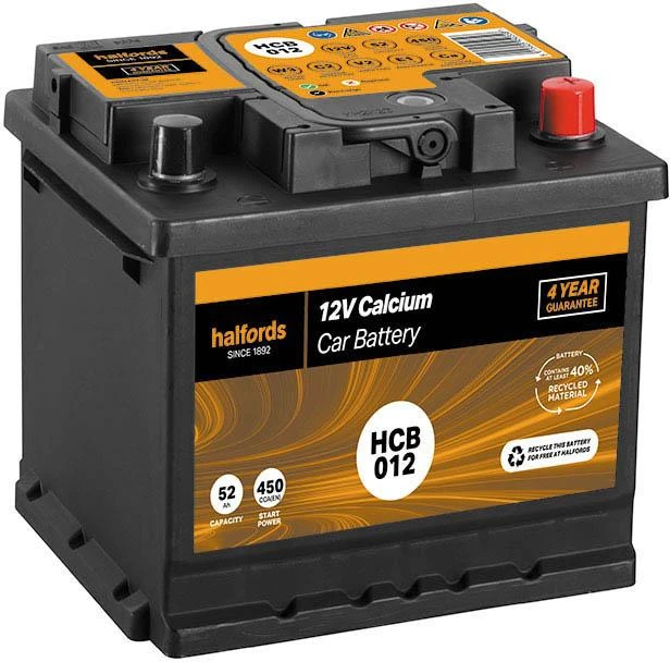 Halfords HCB012 Calcium 12V Car Battery 4 Year Guarantee 4 Halfords HCB012 Calcium 12V Car Battery 4 Year Guarantee - Image 2