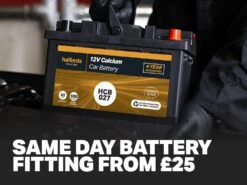 Halfords HCB013/HCB027 Lead Acid 12V Car Battery 4 Year Guarantee -Auto Parts Store 951004a