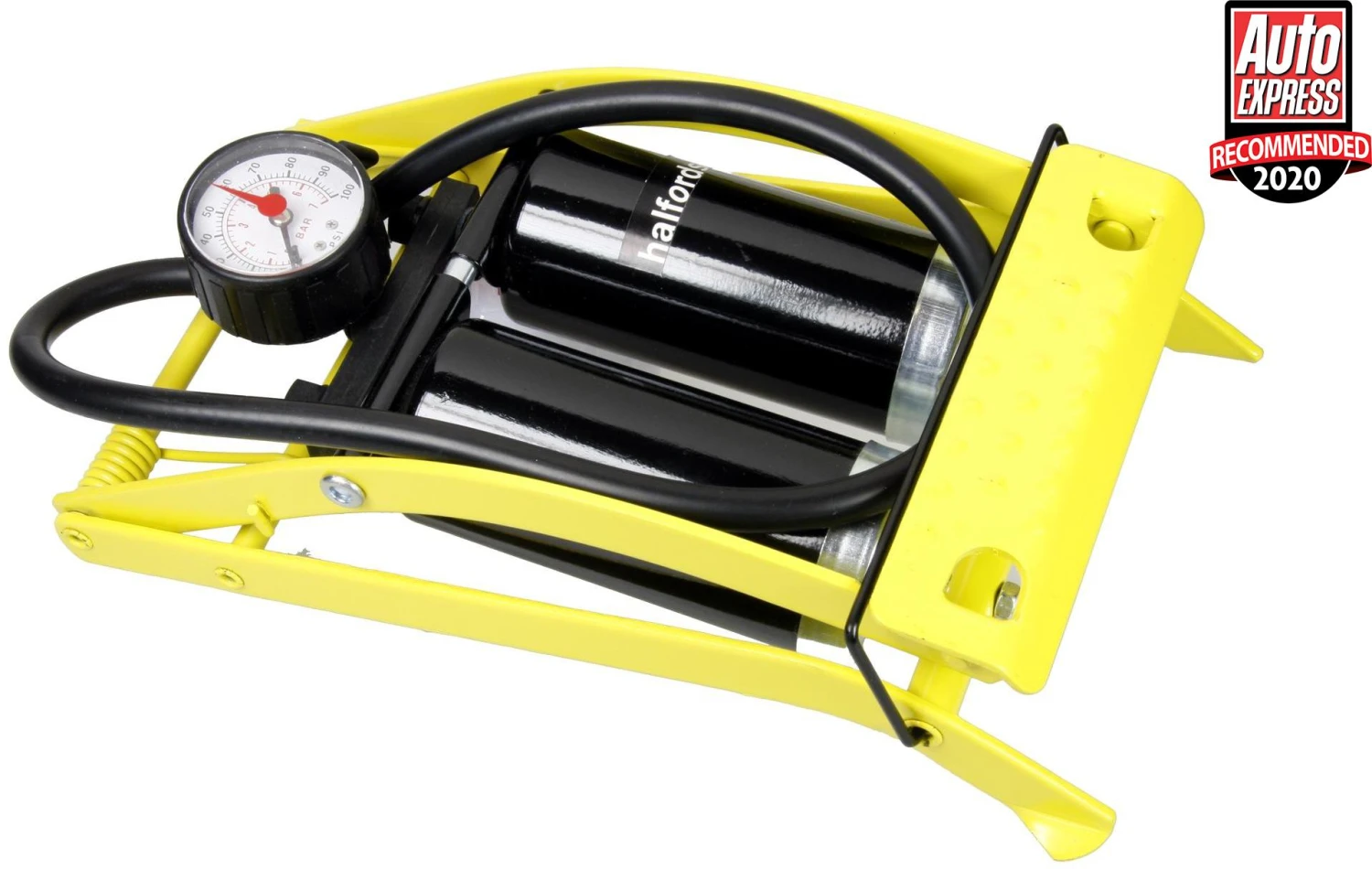 Halfords Essential Twin Barrel Foot Pump & Gauge 3 Halfords Essential Twin Barrel Foot Pump & Gauge